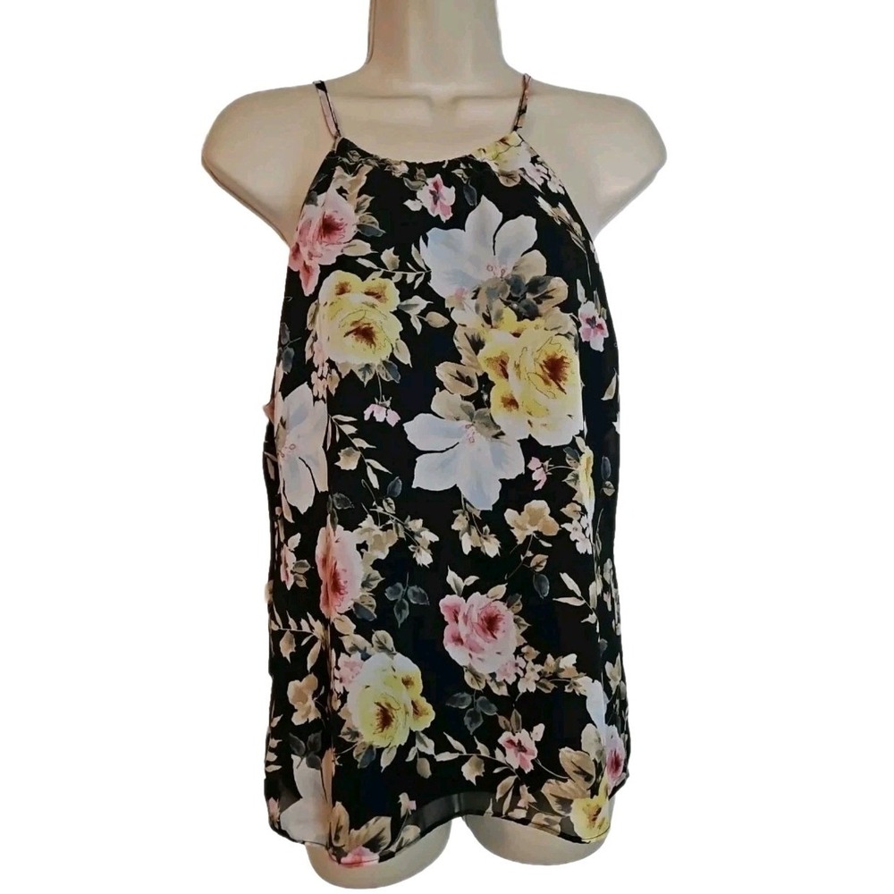 Supply & Demand Women's XS Garden party Floral Camisole‎ Tank Top Sleeveless